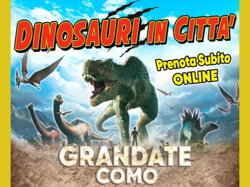 dinosauri in città grandate