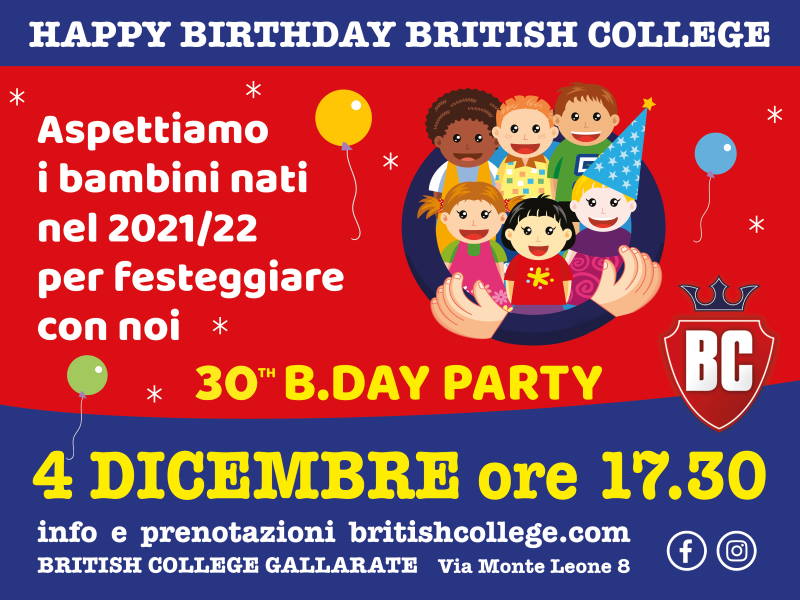 happy birthday british college