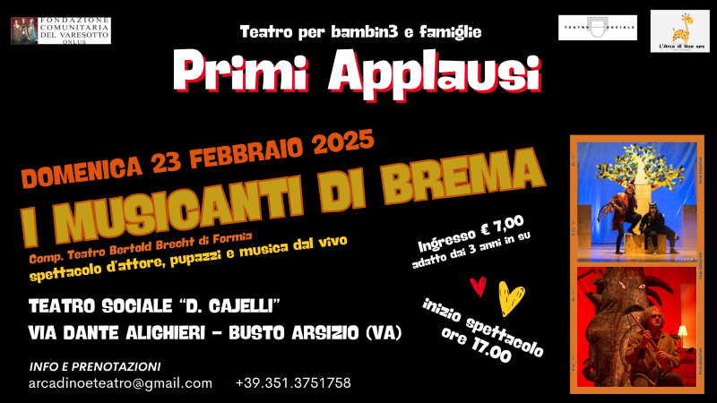 i musicanti di brema spettacolo