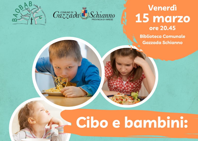 incontro cibo bambini gazzada