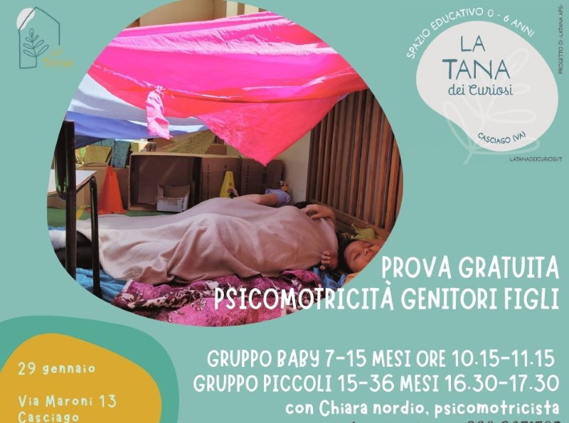 psicomotricita genitori figli casciago