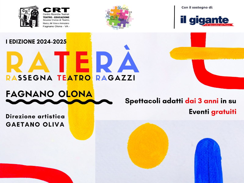 ratera rassegna teatro ragazzi fagnano olona