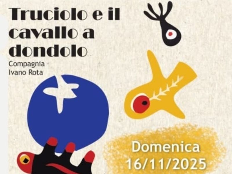 truciolo cavallo a dondolo