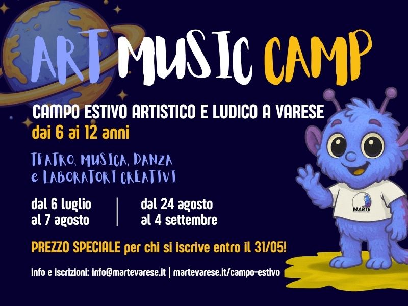 Art Music Camp 2026 a Varese