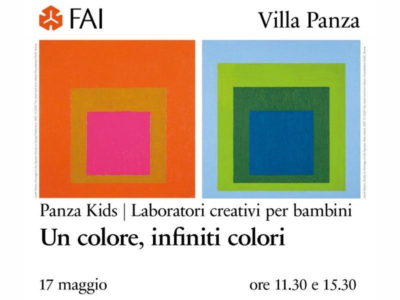 Visita guidata e laboratorio "Un colore, infiniti colori" a Villa Panza