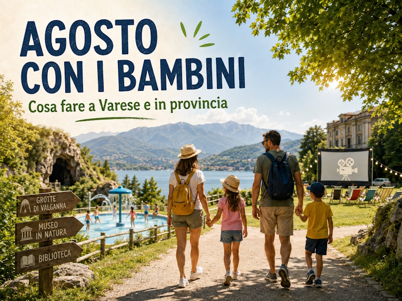 Cosa fare ad agosto con i bambini a Varese e provincia
