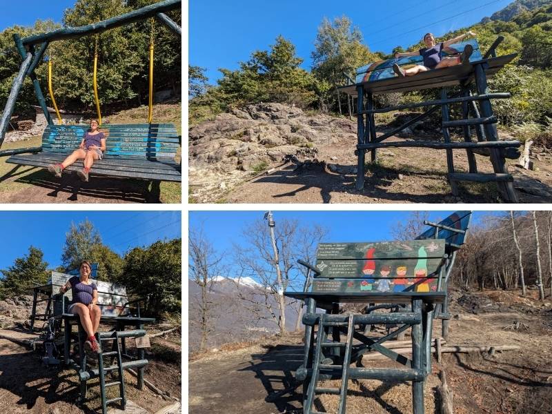 alpe mastrolini panchine