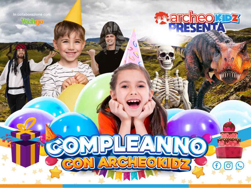 animazione compleanni archeokidz