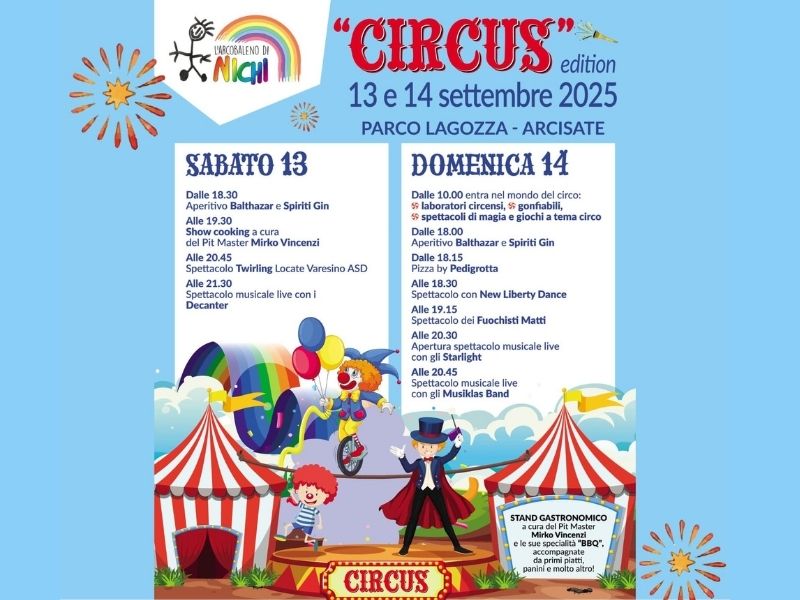 arcobaleno di nichi circus
