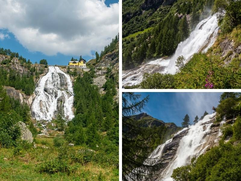 cascate del toce collage