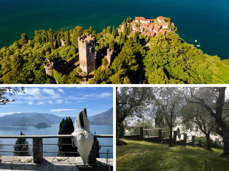 castello di vezio vista