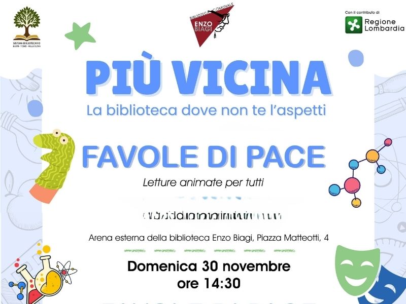 Favole di Pace: letture animate a Fagnano Olona