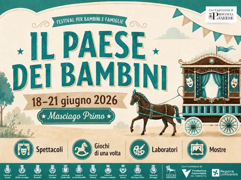 Il Paese dei Bambini a Masciago Primo: spettacoli, giochi, pony e laboratori