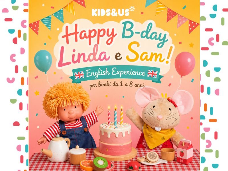 Happy B-day Linda e Sam: a maggio si impara l’inglese giocando