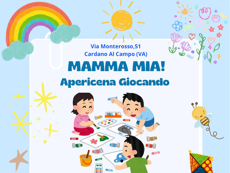 Mamma Mia! – Apericena Giocando a Cardano al Campo