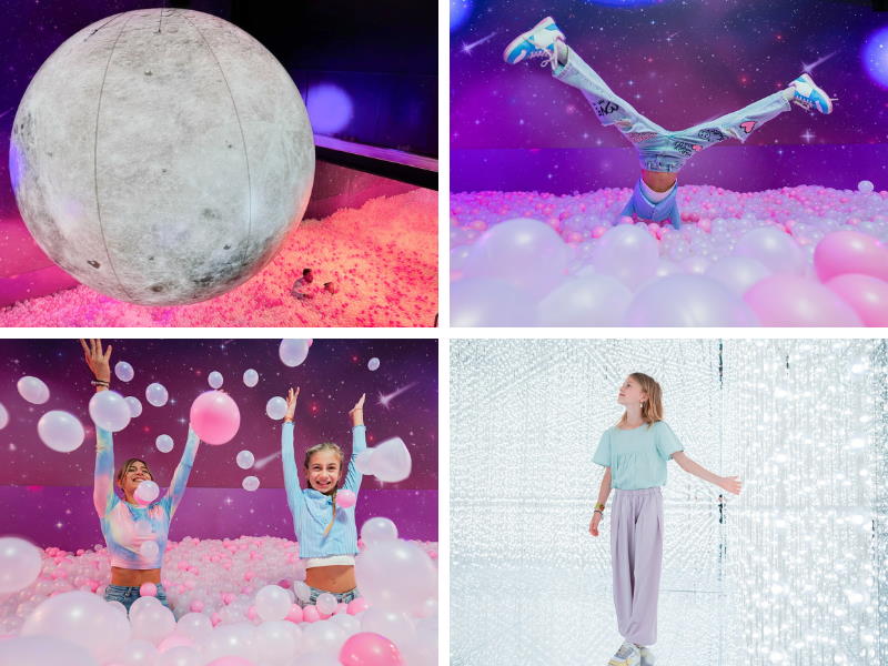 mostra space dreamers milano piscina palline