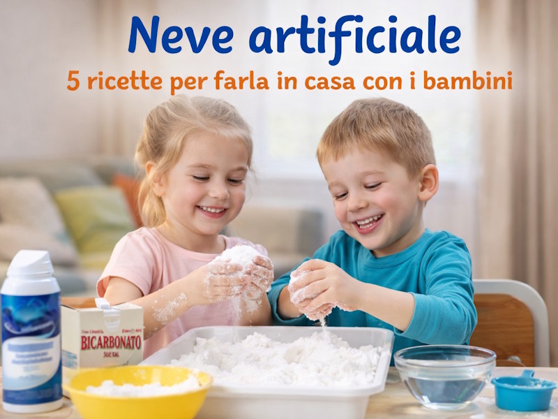 Neve artificiale fai da te
