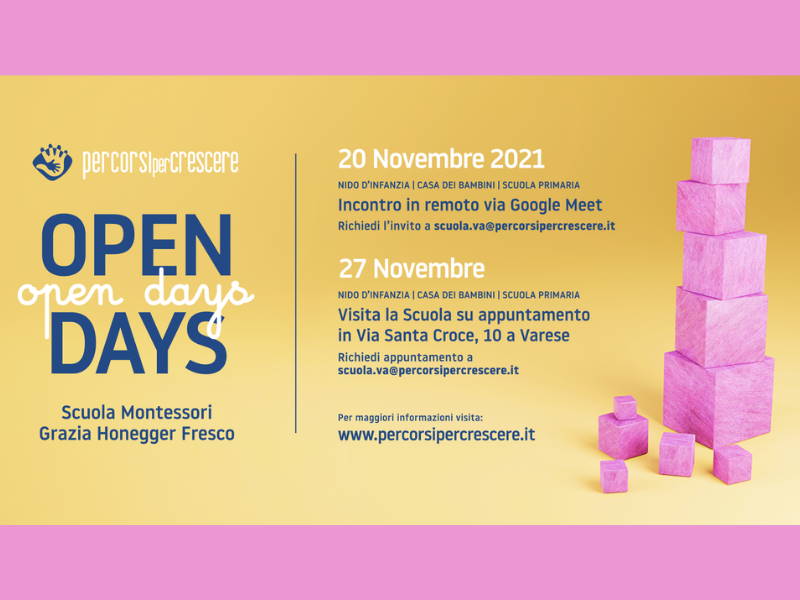 Open day Scuole Montessori di Varese