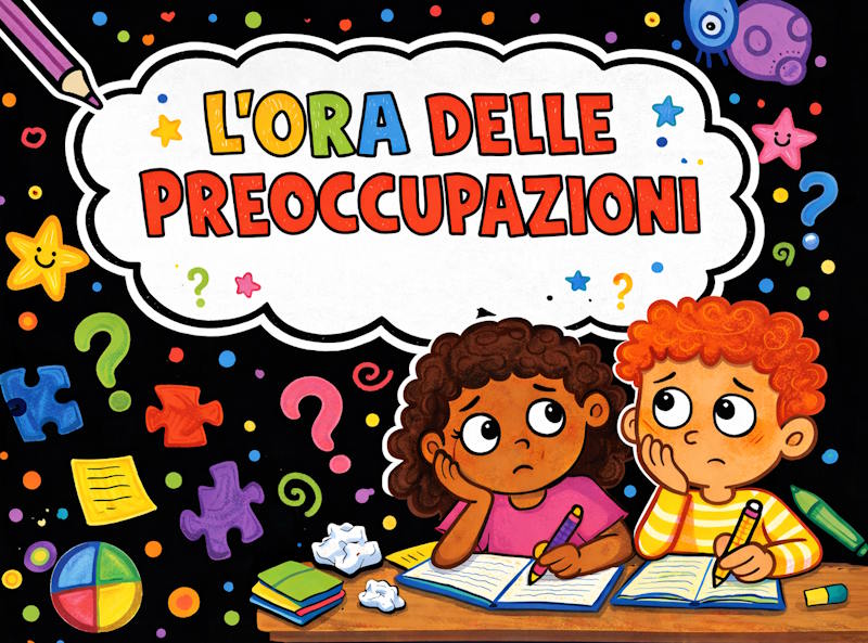 “L’ora delle preoccupazioni” per i bambini
