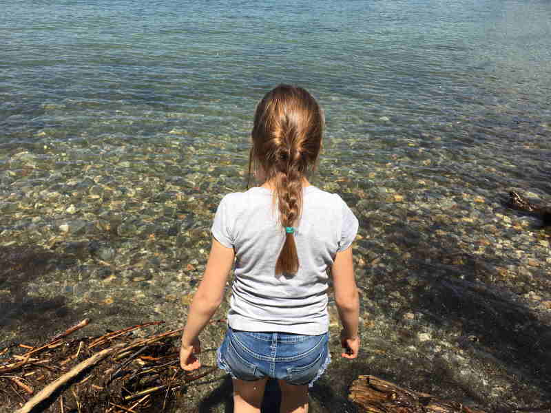 Freschi bagni nella natura del Parco del Golfo della Quassa