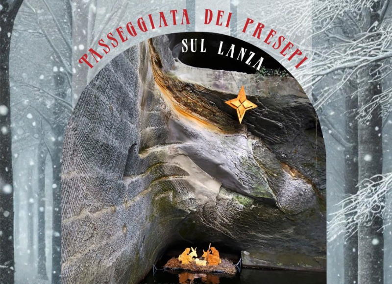 Passeggiata dei Presepi sul Lanza con le GEV