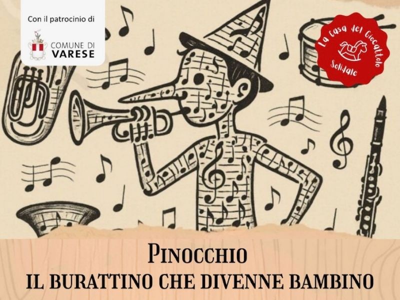 Spettacolo Pinocchio, musica e solidarietà a Varese