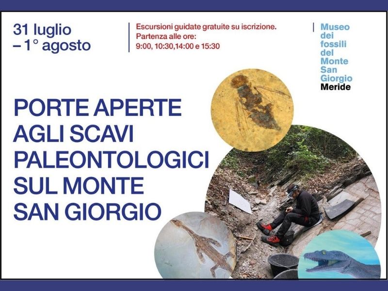 Porte aperte agli scavi paleontologici sul Monte San Giorgio