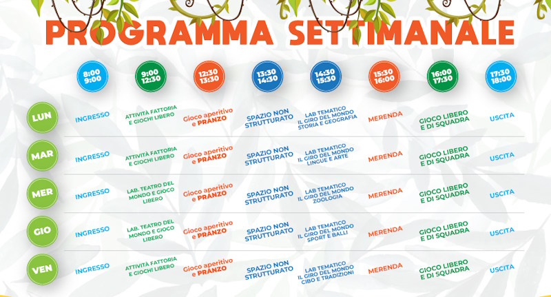 programma camp gaggio 26