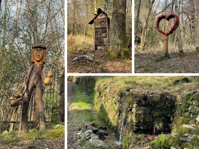 sentiero delle sculture boarezzo cuore