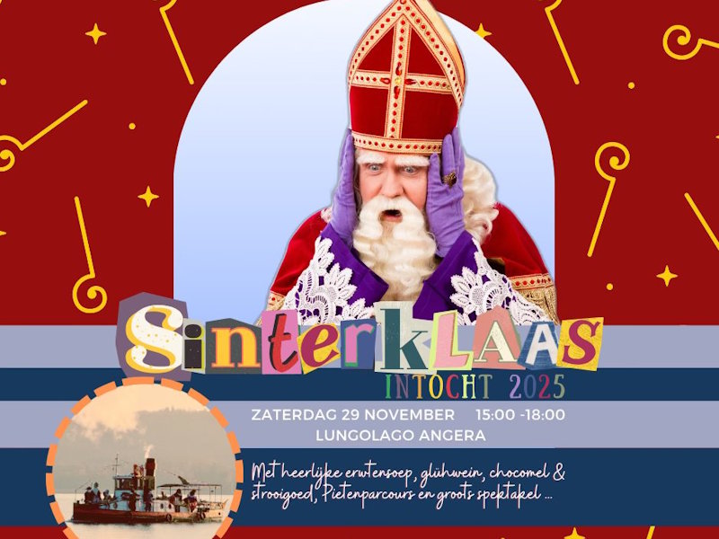 Sinterklaas: il vaporetto della tradizione olandese approda ad Angera!