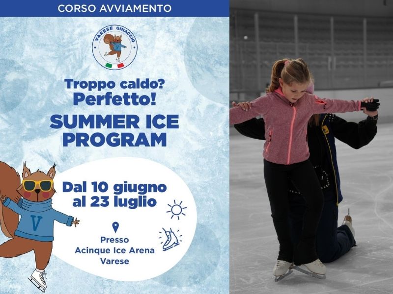 Summer Ice Program al Palaghiaccio di Varese