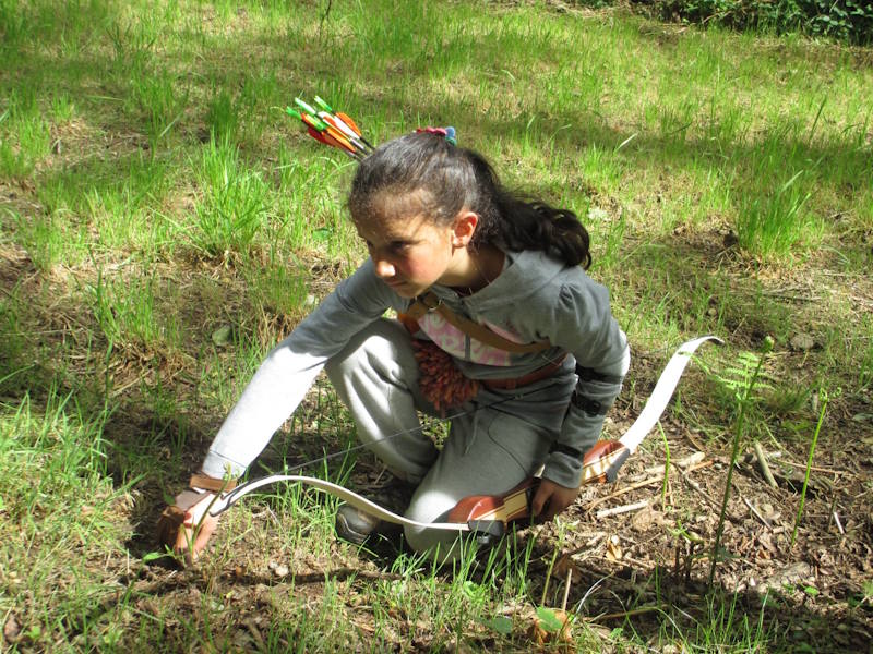 tiro con arco camp daisy bambina