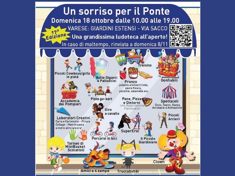 Un Sorriso per il Ponte 2026: la festa dei bambini a Varese!