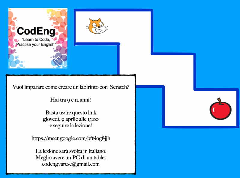 Creare il labirinto di Scratch con il laboratorio gratuito Codeng