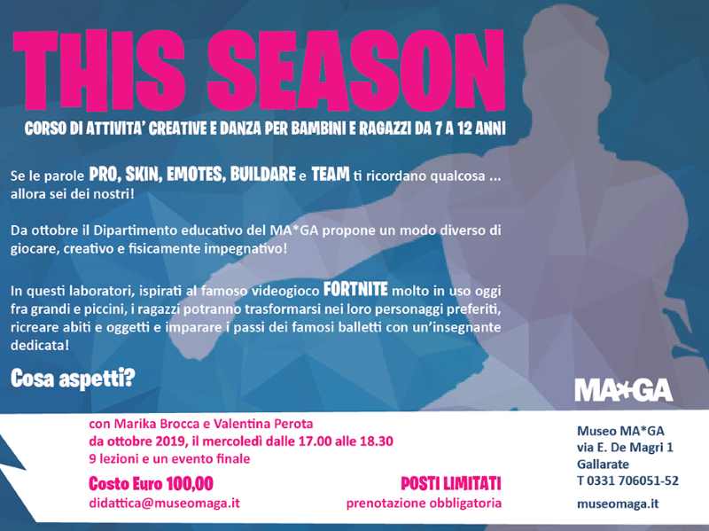 This Season: corso di attività creative e danza a tema Fortnite
