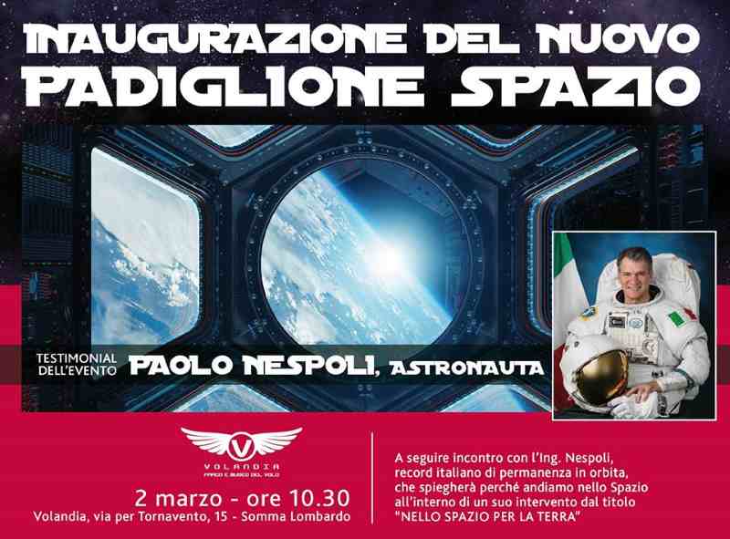 Nuovo padiglione dell'Astronomia e dello Spazio a Volandia