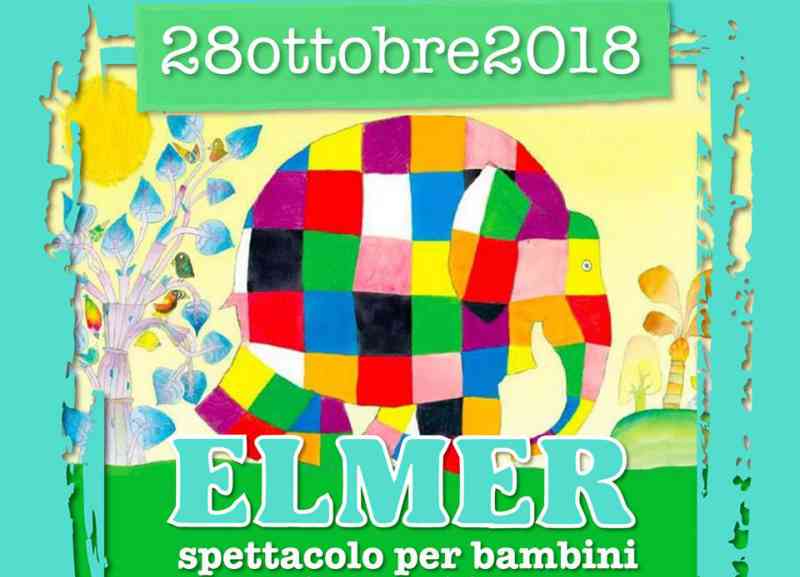 Spettacolo Elmer l'elefantino variopinto a Busto Arsizio