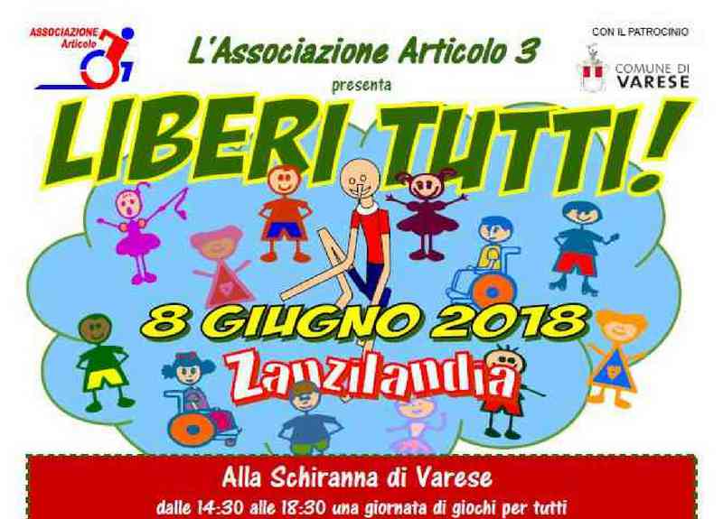 Festa liberi Tutti al Parco Zanzi della Schiranna