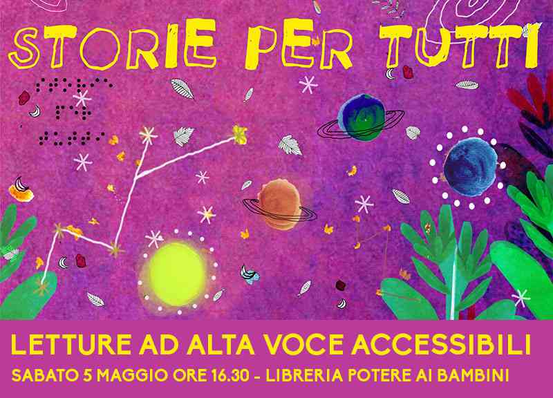 Storie accessibili a tutti a Potere ai Bambini