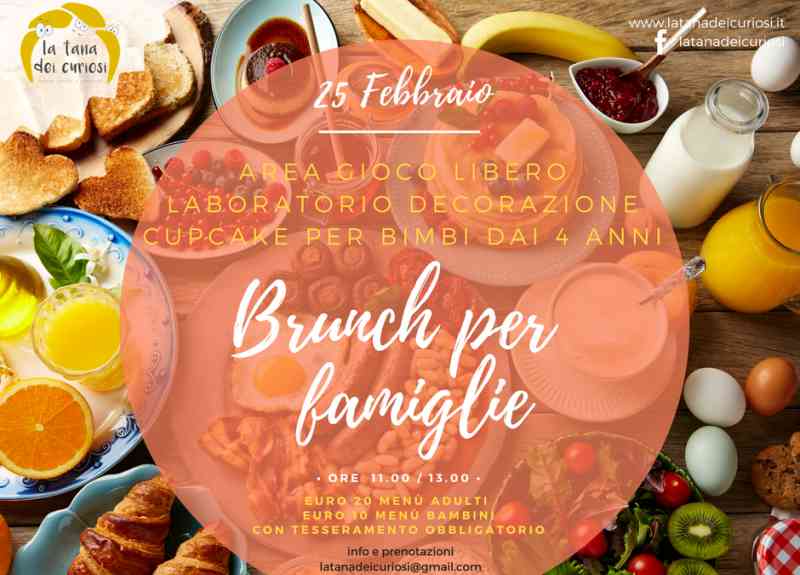 Domenica Brunch alla Tana dei Curiosi!