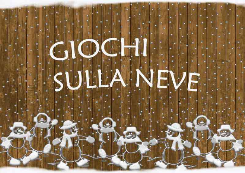 Giochi sulla Neve per i più piccoli