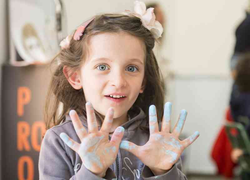 laboratorio per bambini su Fratteggiani a Villa Panza