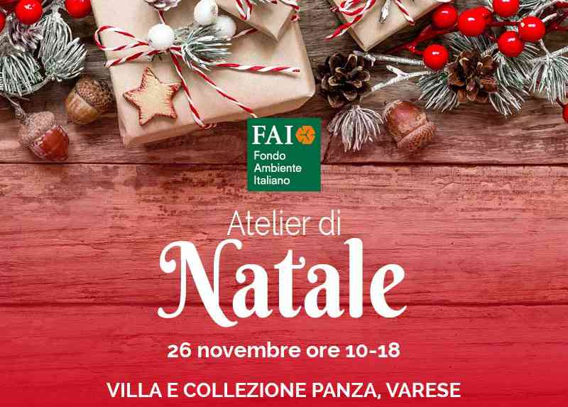 Atelier di Natale a Villa Panza